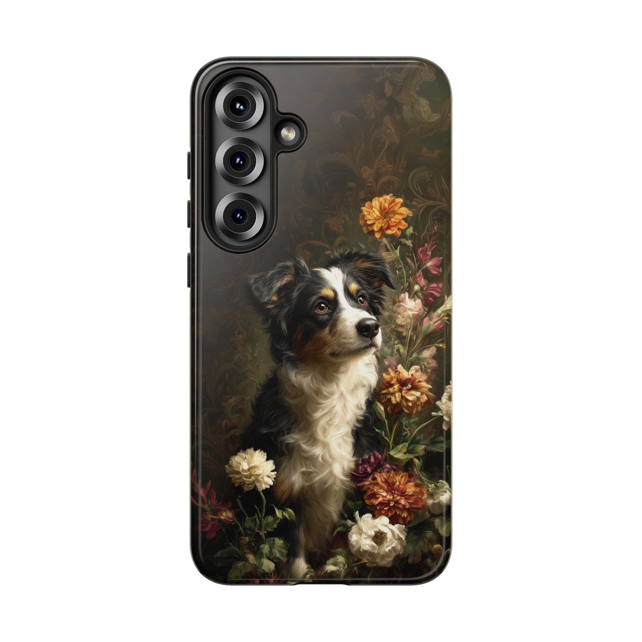 Botanical Australian Shepherd Phone Case