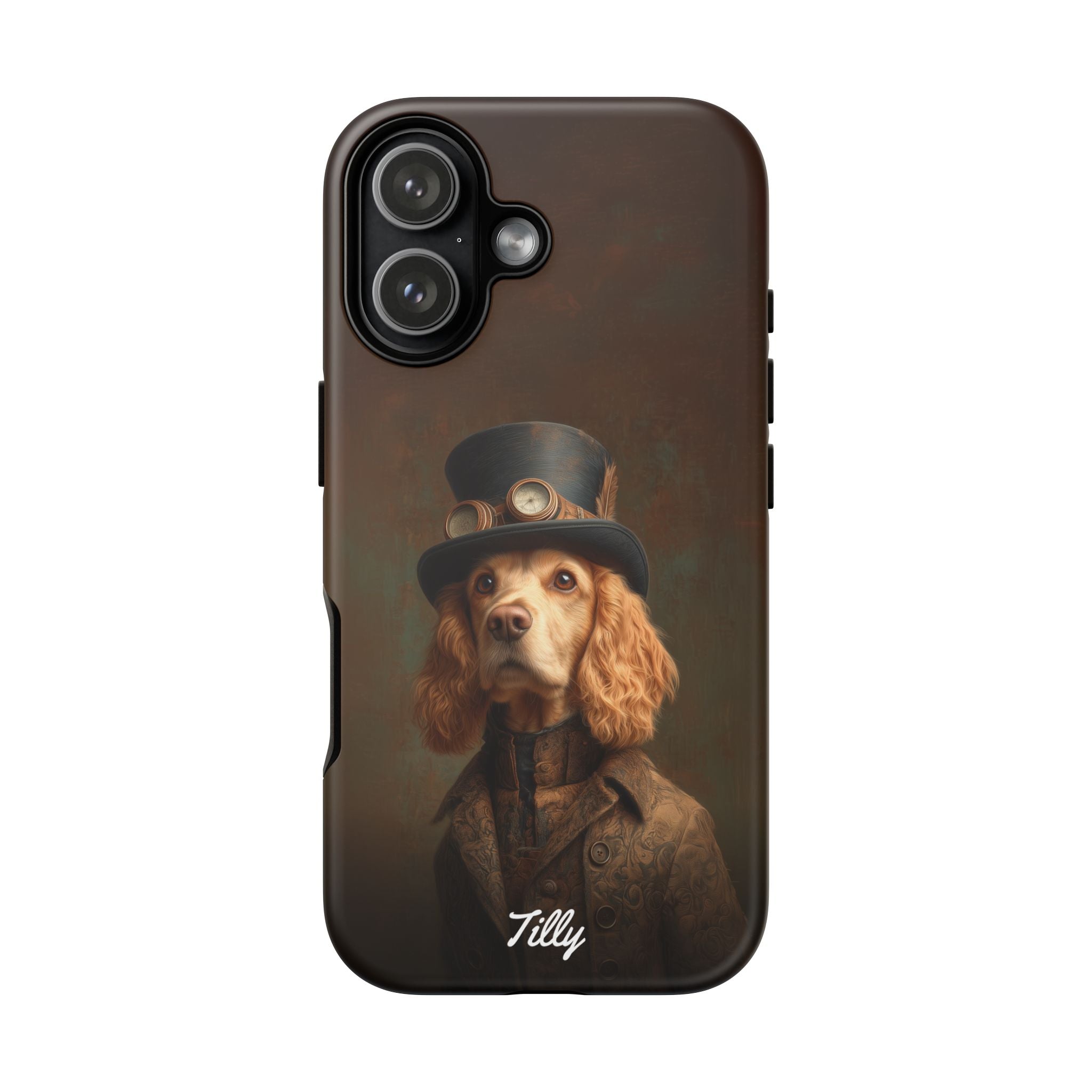 Steampunk Cocker Spaniel Phone Case