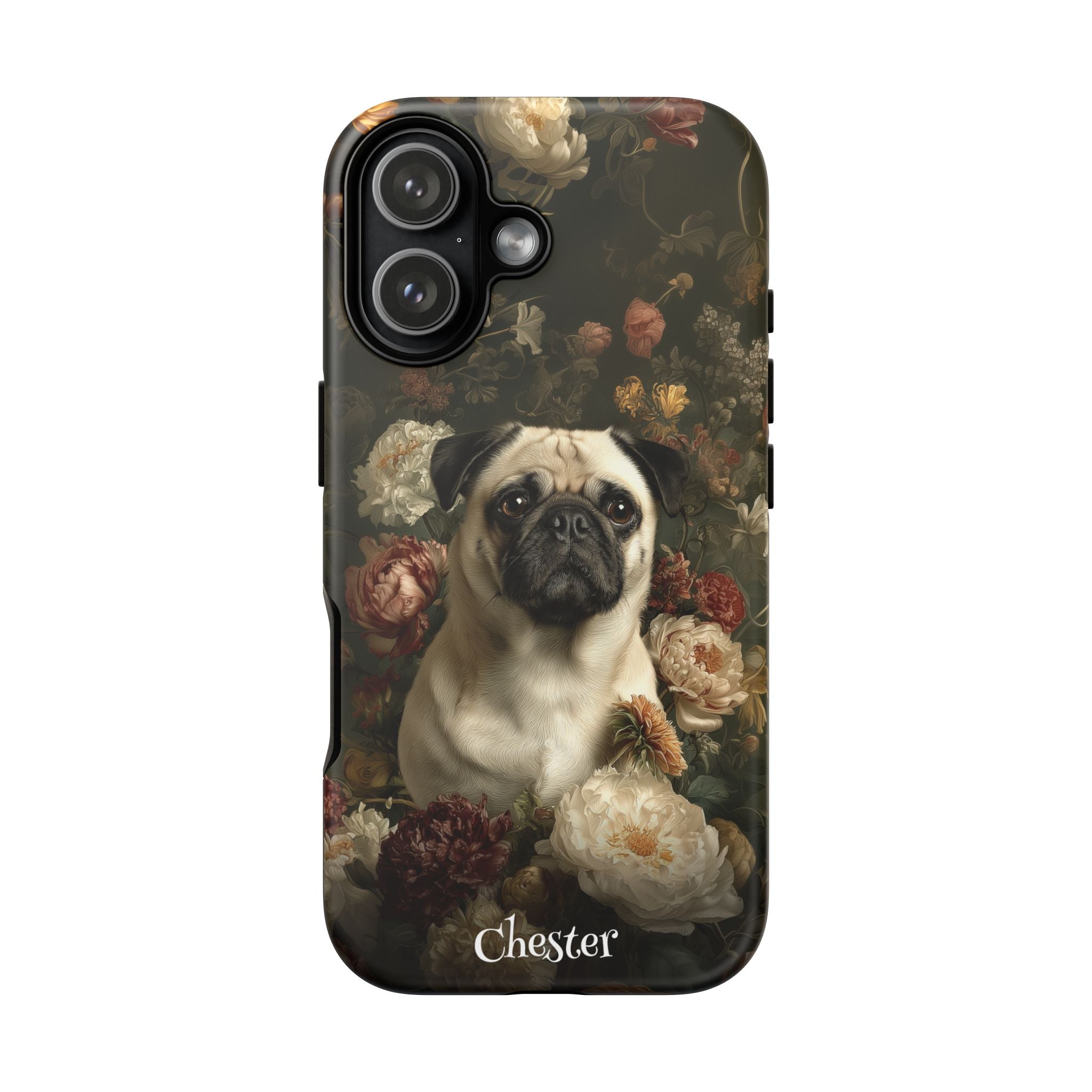 Botanical Pug Phone Case