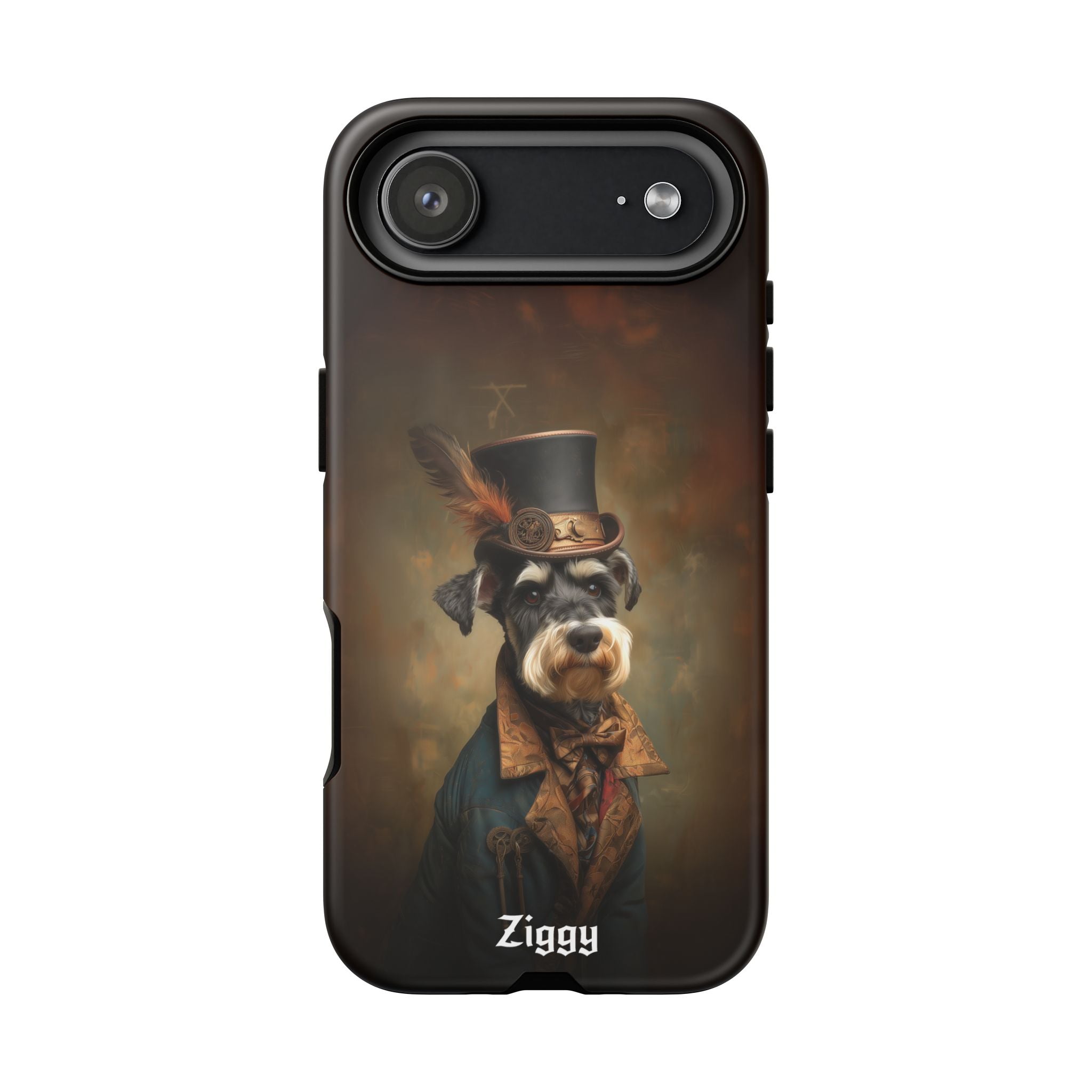Steampunk Miniature Schnauzer Phone Case