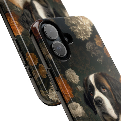 Botanical Saint Bernard Phone Case