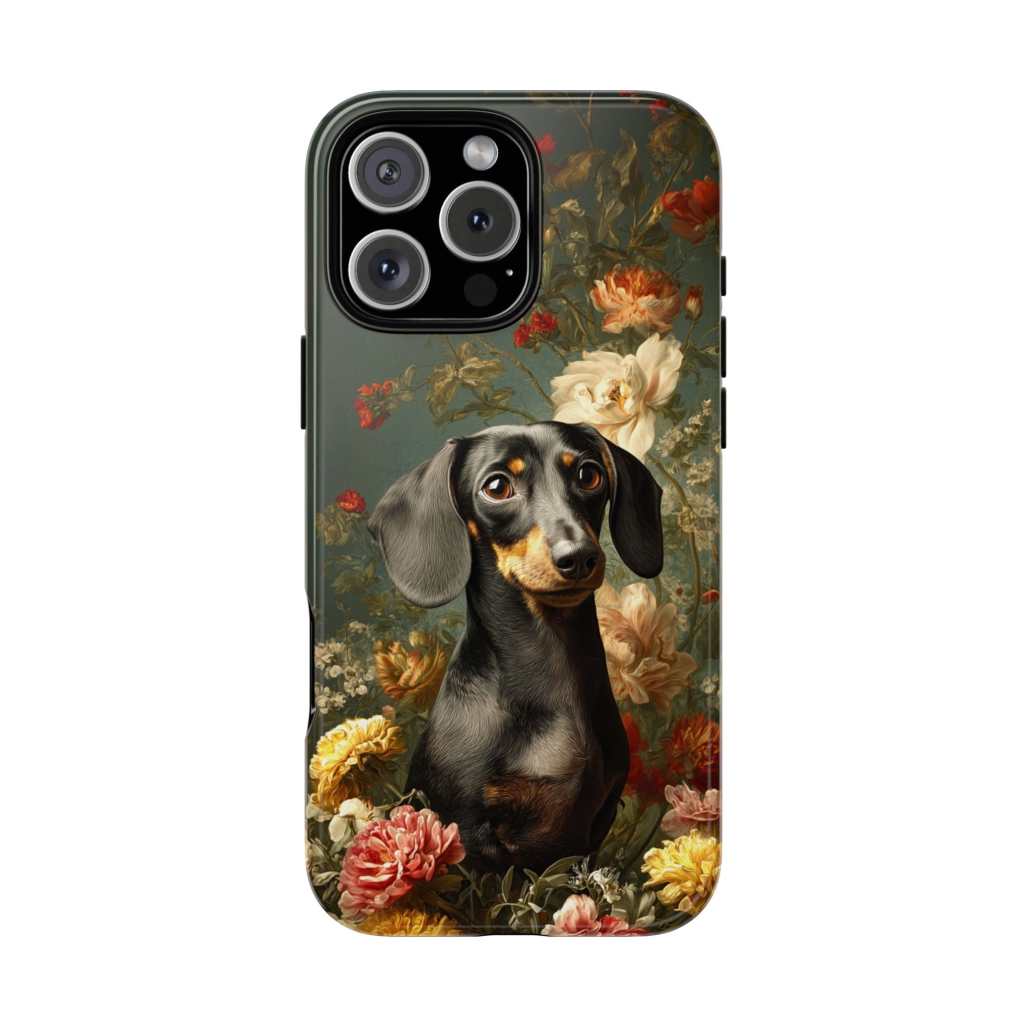 Botanical Dachshund Phone Case