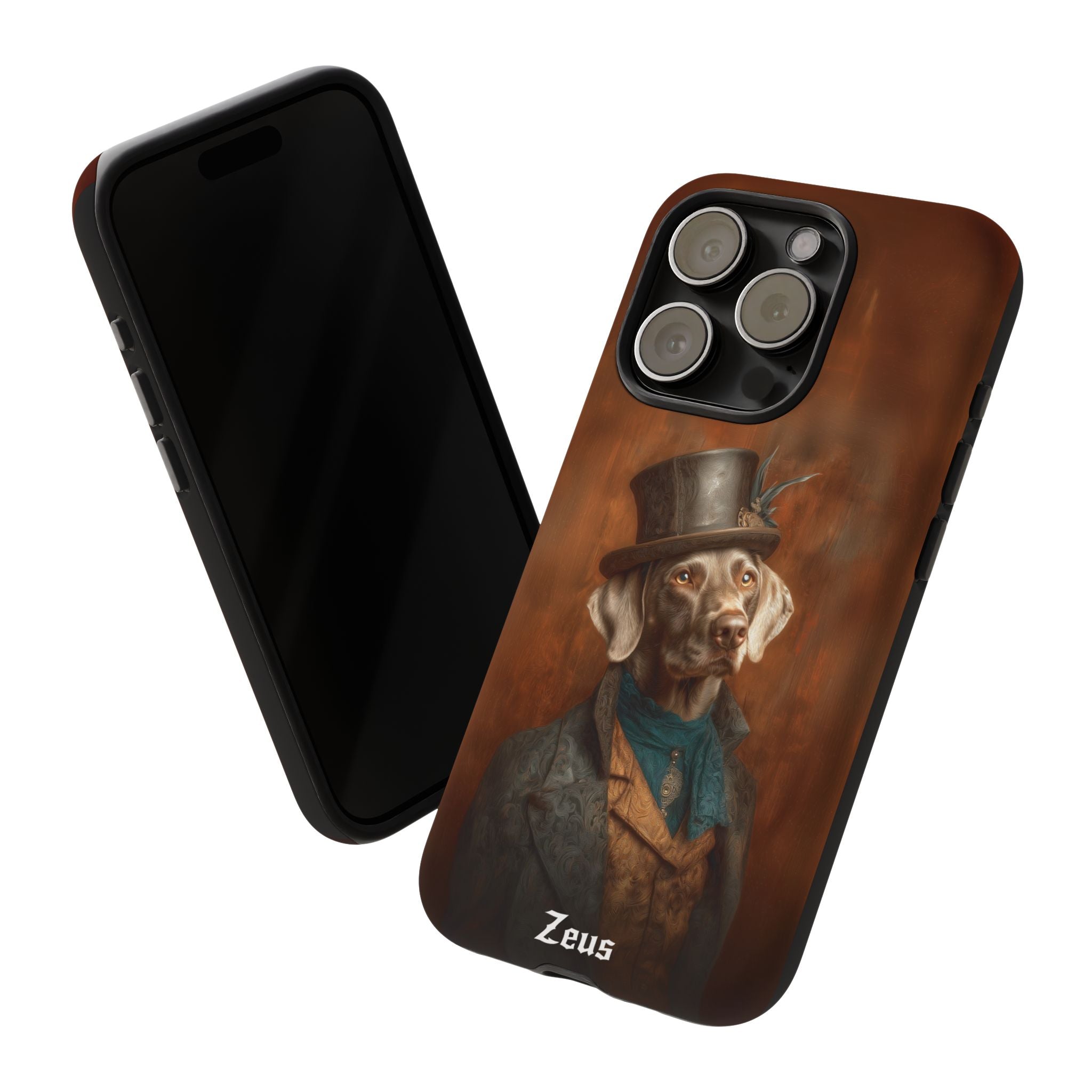 Steampunk Weimaraner Phone Case