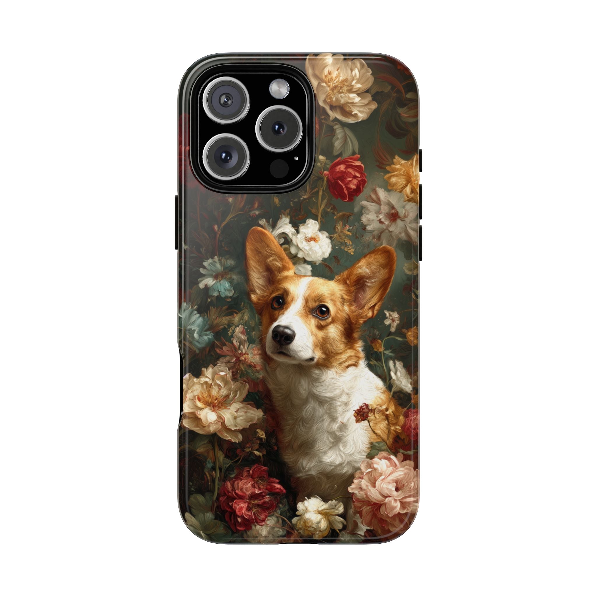 Botanical Corgi Phone Case