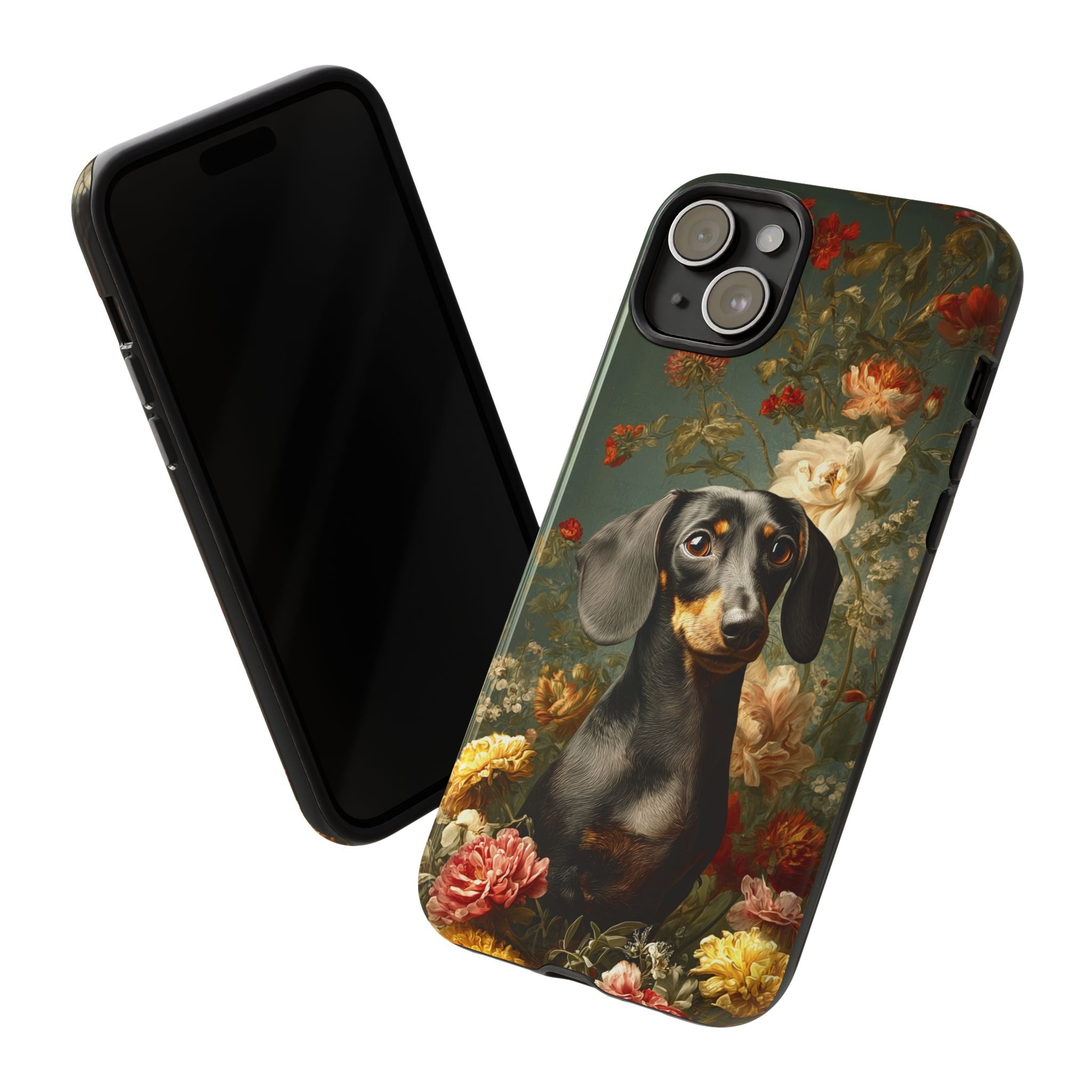 Botanical Dachshund Phone Case