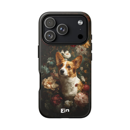 Botanical Corgi Phone Case