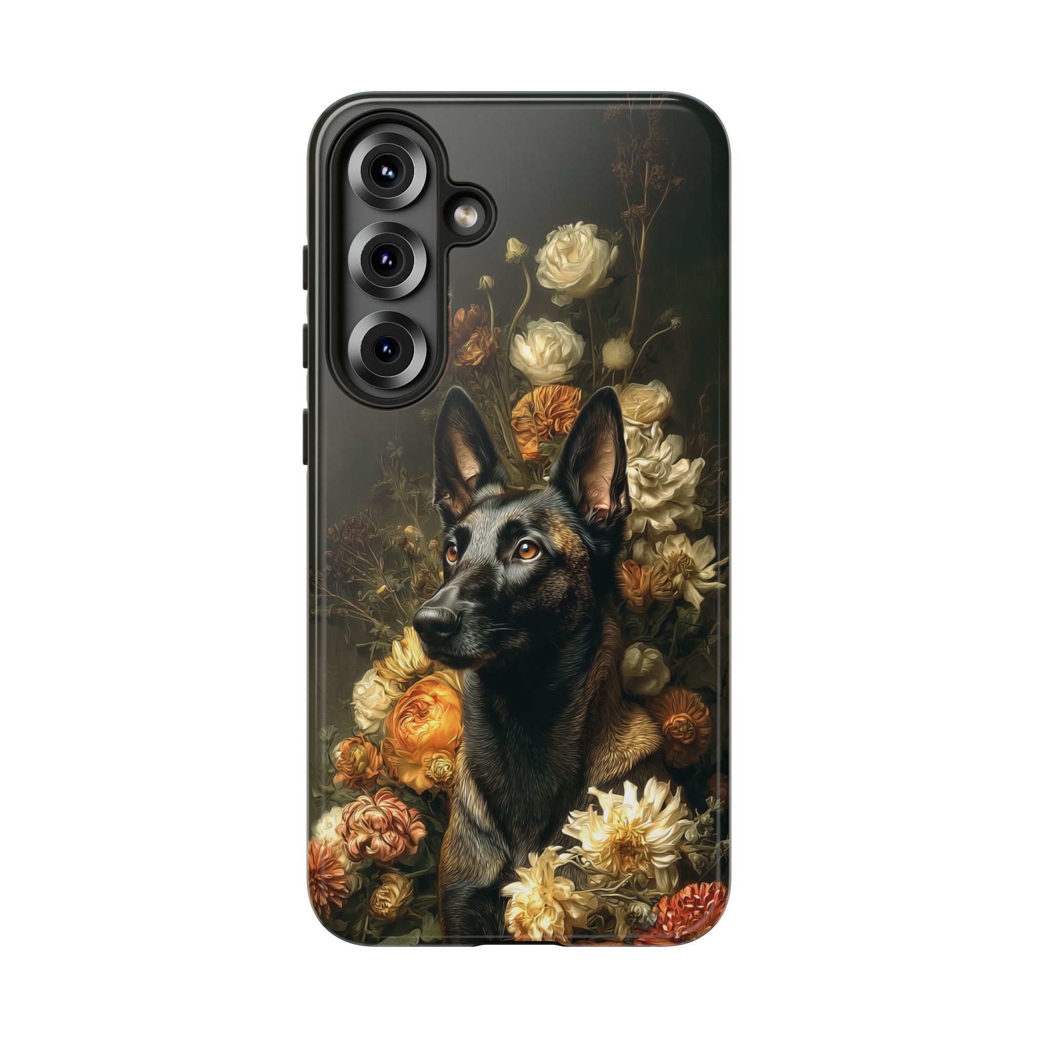 Botanical Belgian Malinois Phone Case