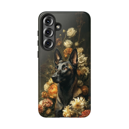 Botanical Belgian Malinois Phone Case