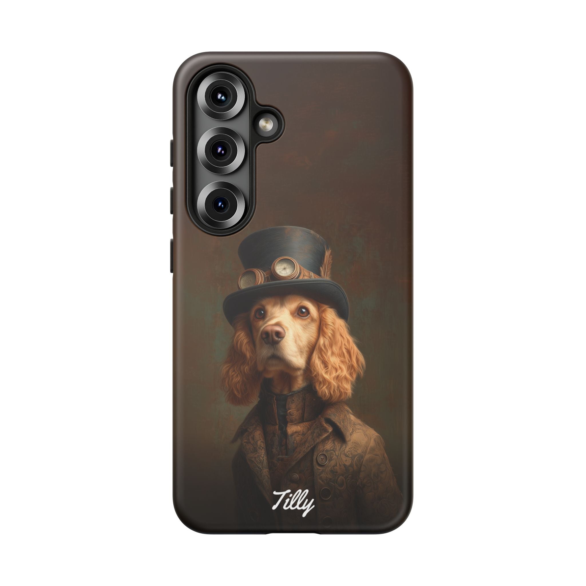 Steampunk Cocker Spaniel Phone Case