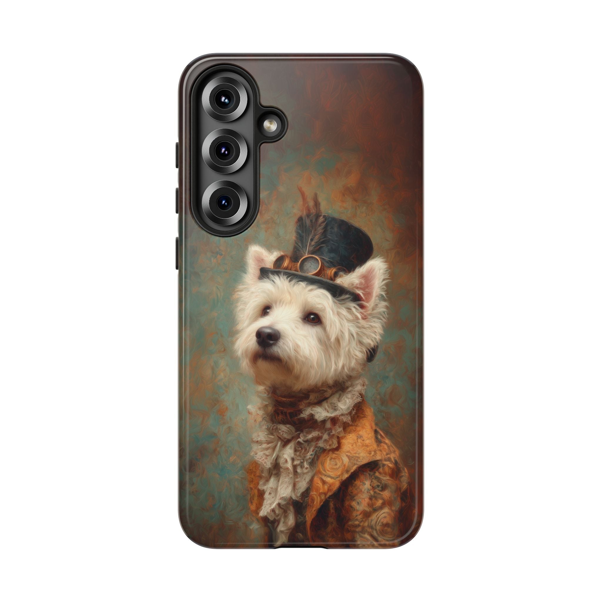 Steampunk Westie Phone Case