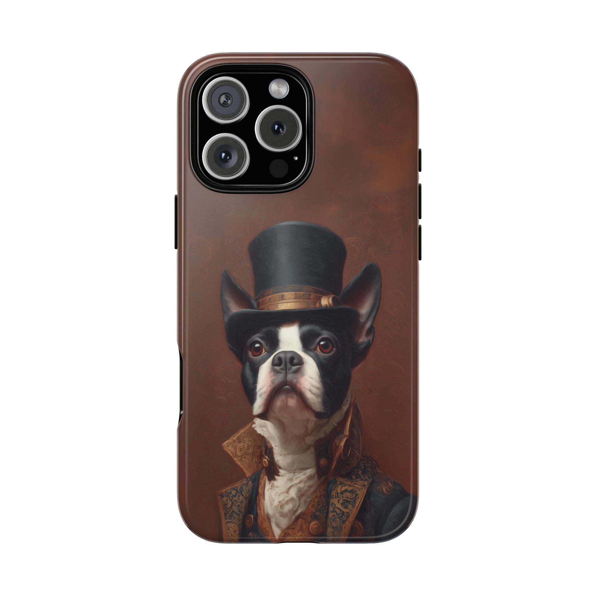 Steampunk Boston Terrier Phone Case
