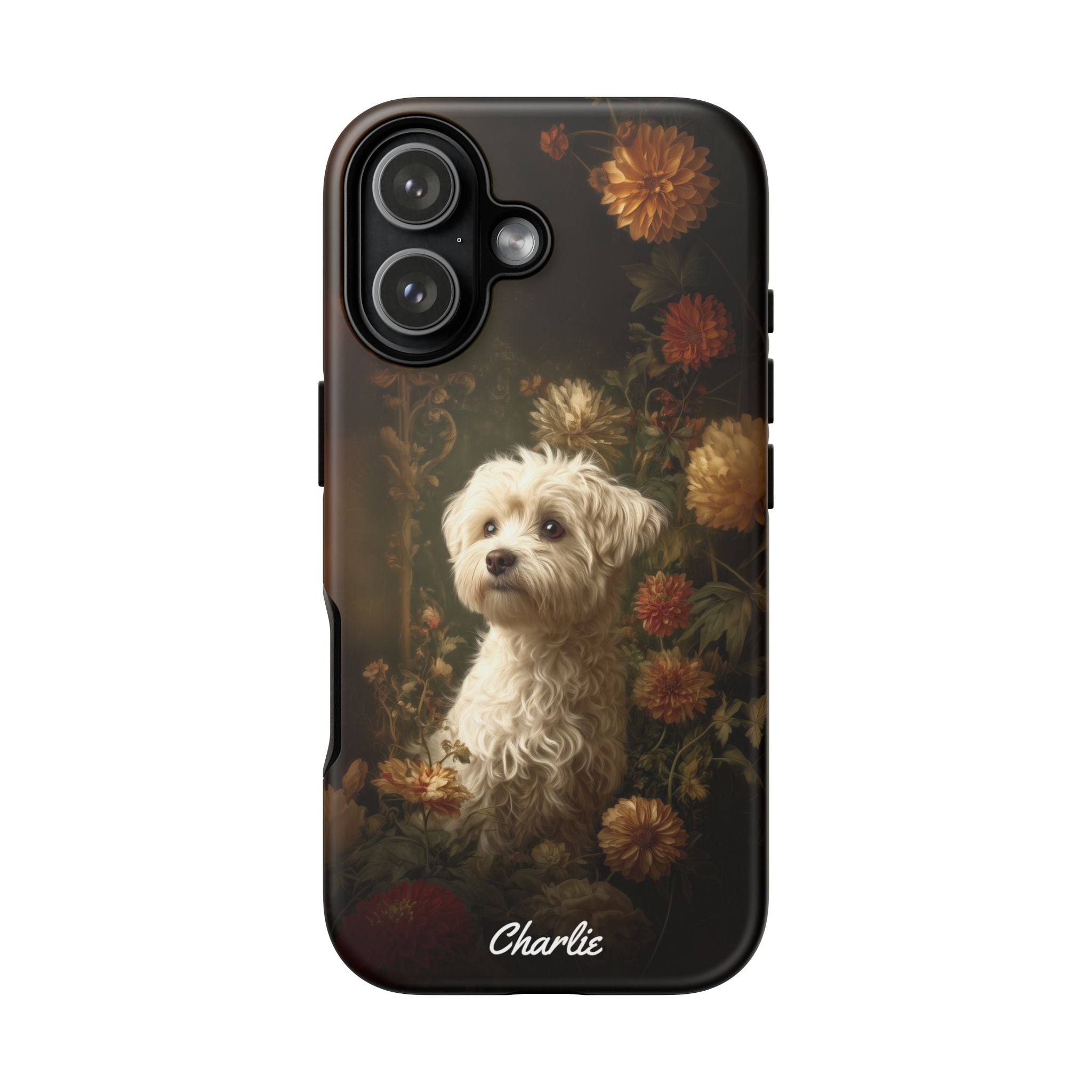 Botanical Maltese Phone Case