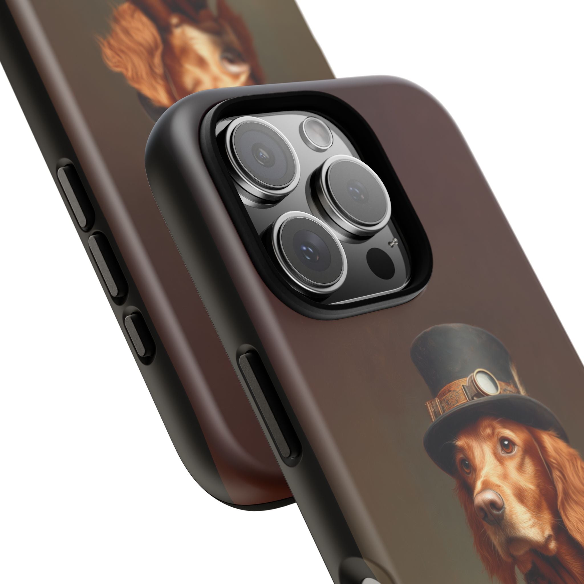 Steampunk Irish Setter Phone Case
