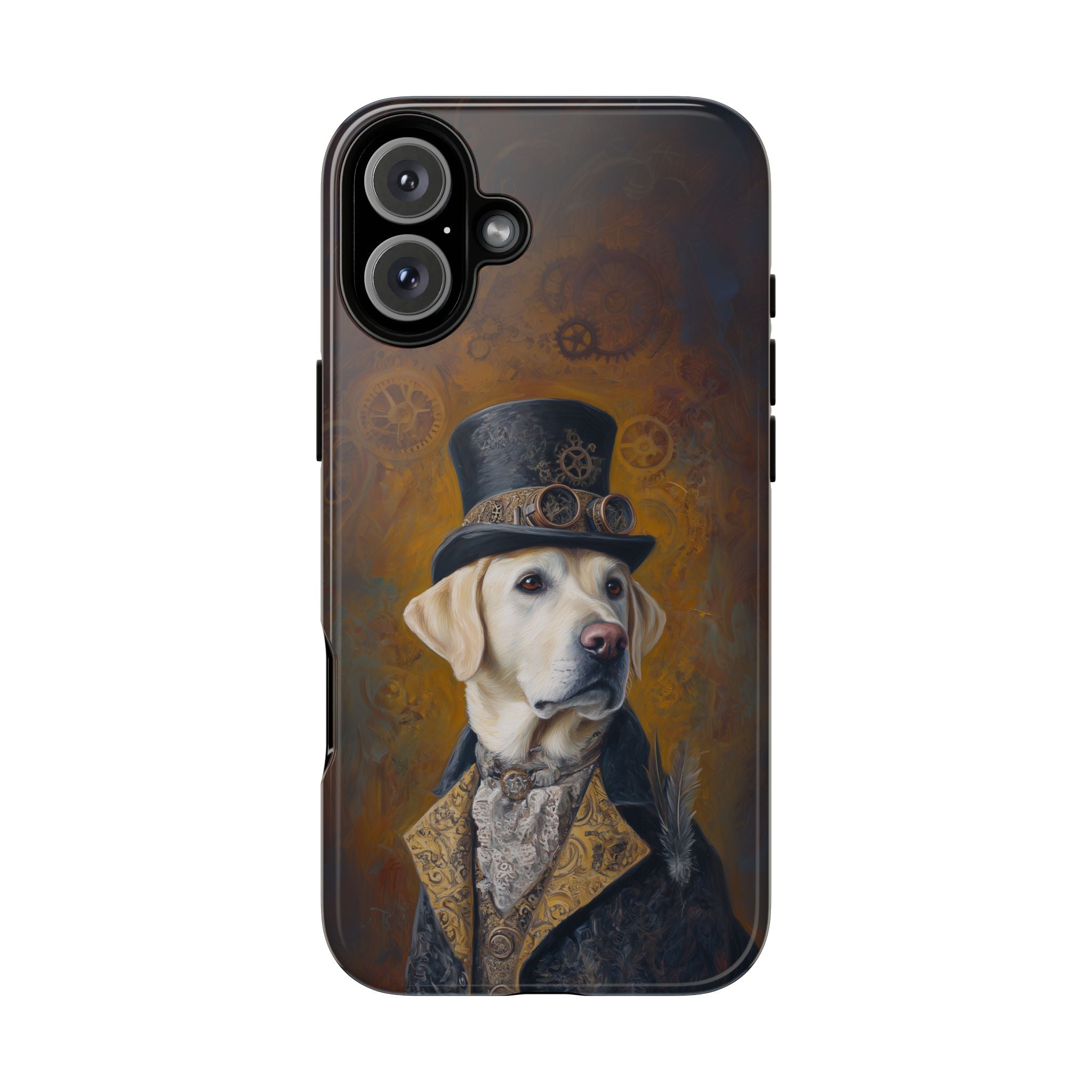 Steampunk Labrador Retriever (Yellow) Phone Case