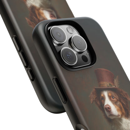 Steampunk Australian Shepherd Phone Case