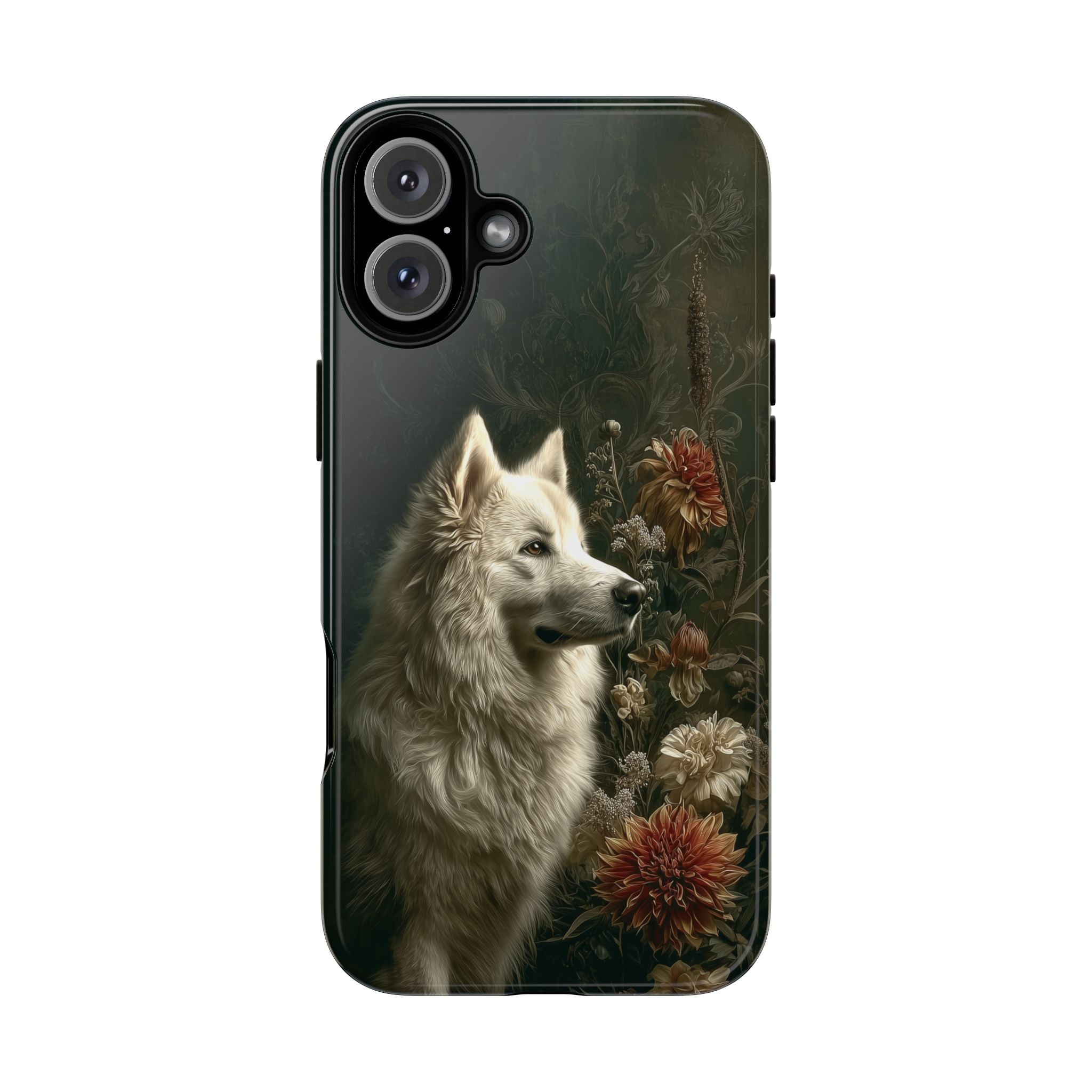 Botanical Samoyed Phone Case