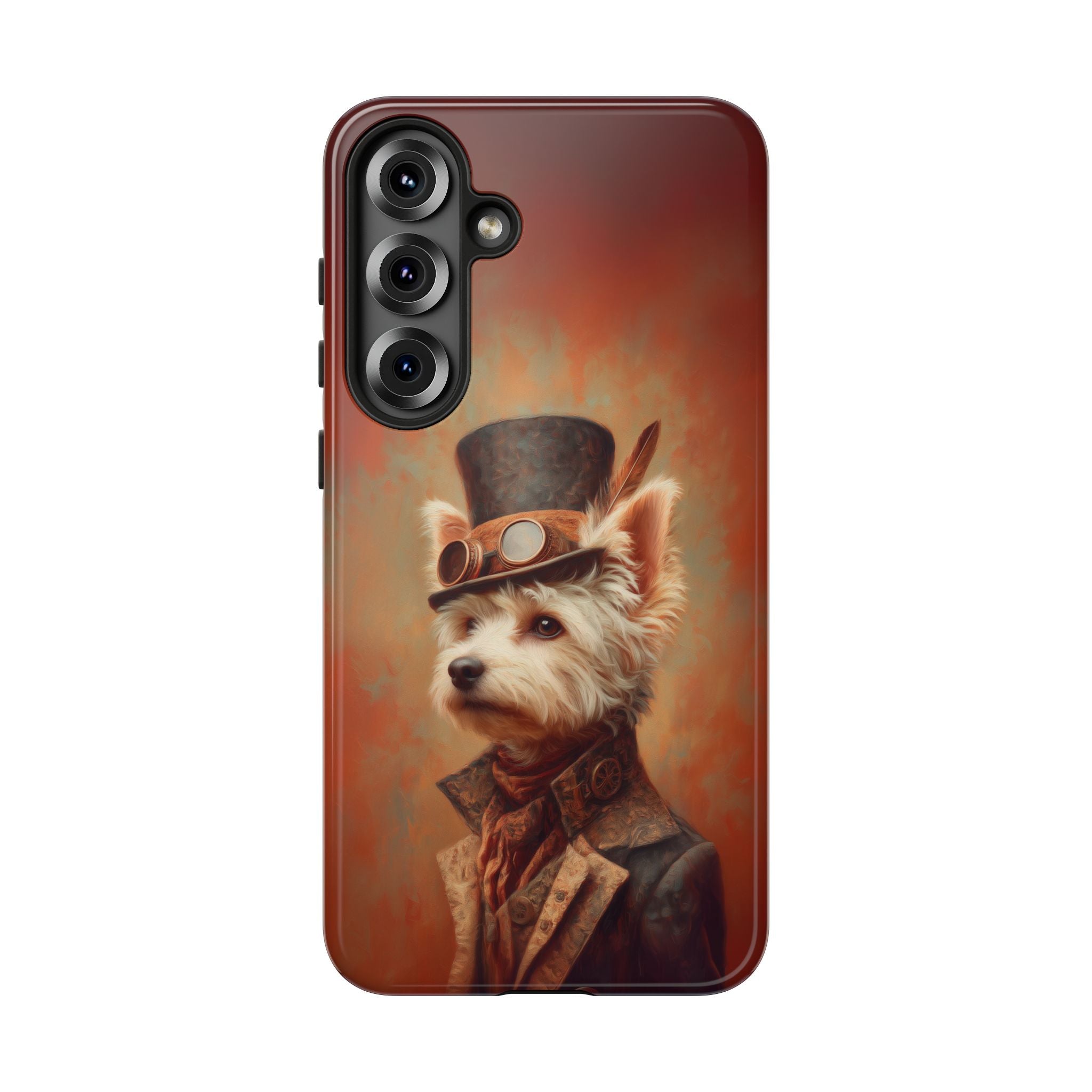 Steampunk Yorkshire Terrier Phone Case