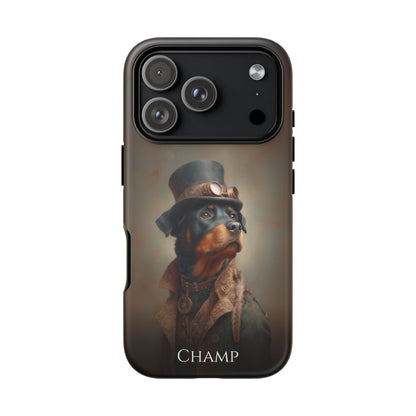 Steampunk Rottweiler Phone Case