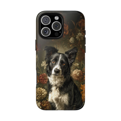Botanical Border Collie Phone Case