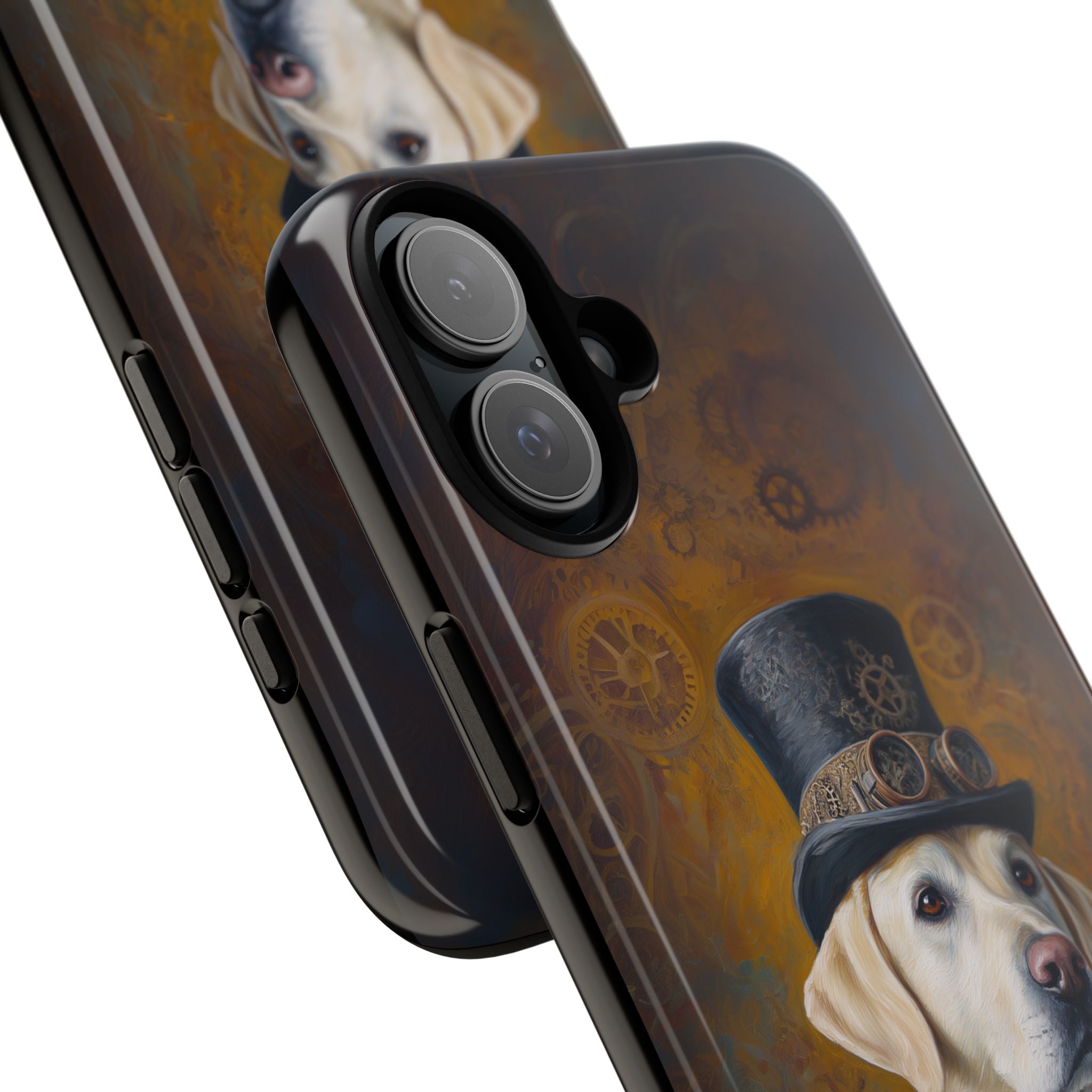 Steampunk Labrador Retriever (Yellow) Phone Case