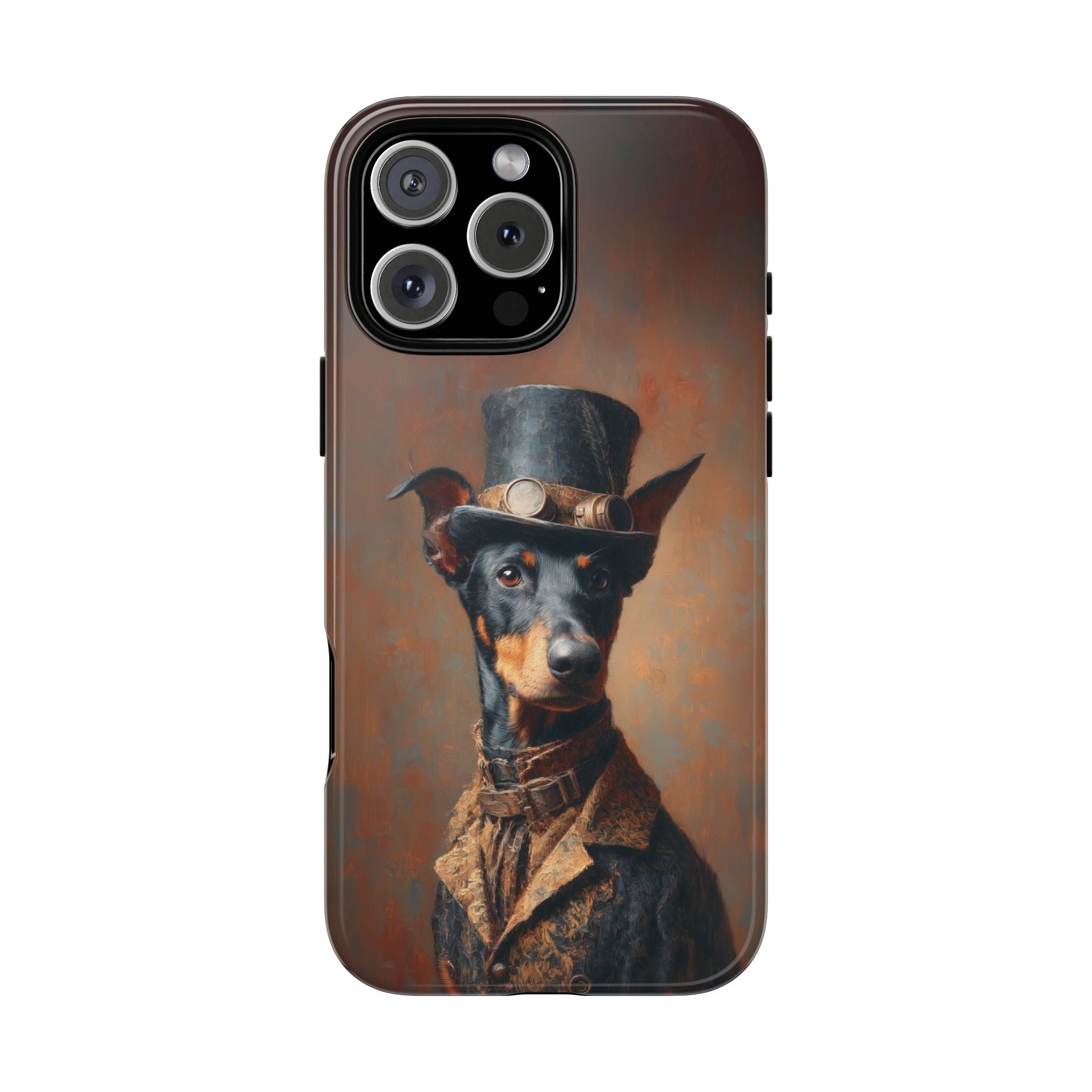 Steampunk Doberman Pinscher Phone Case