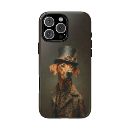 Steampunk Rhodesian Ridgeback Phone Case