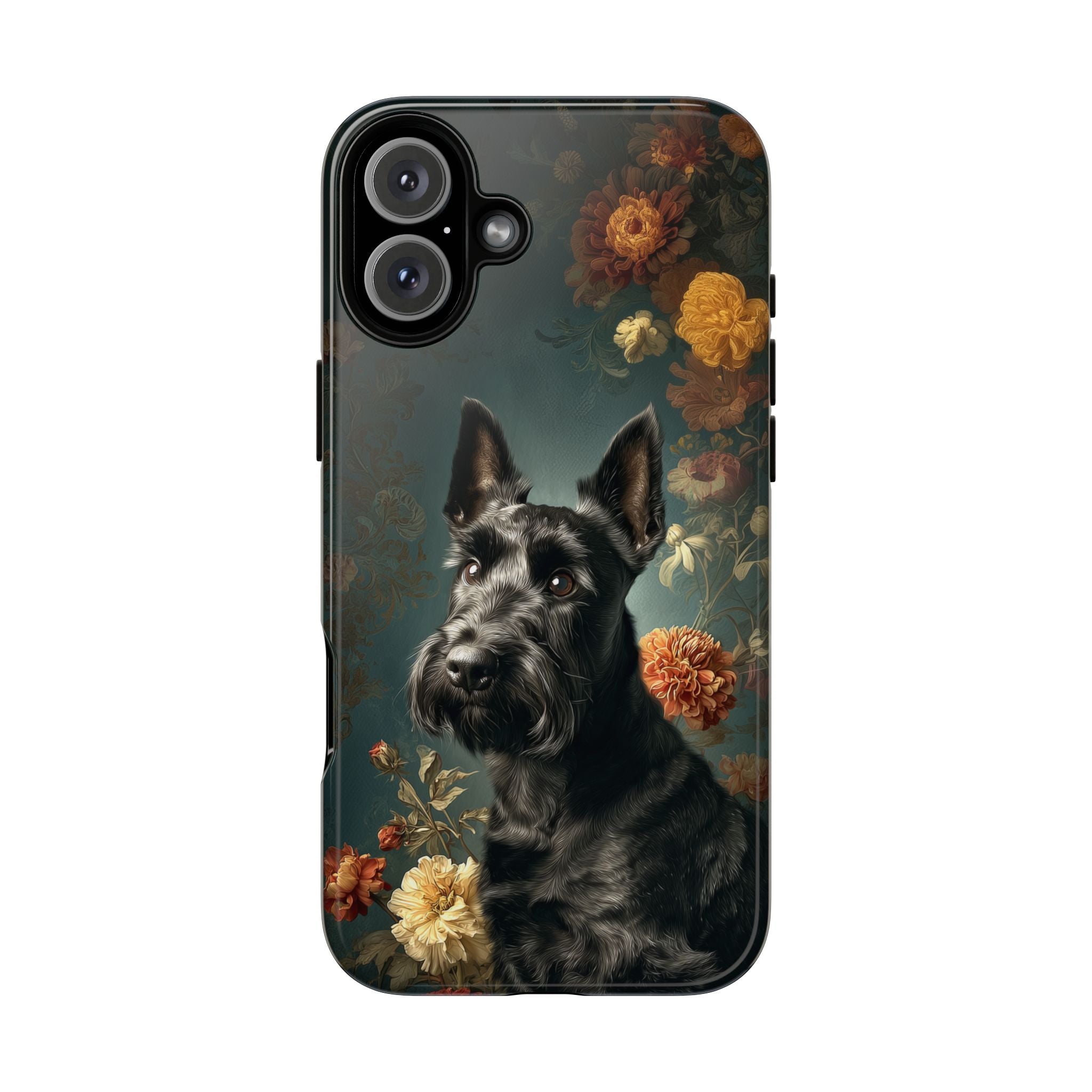Botanical Scottish Terrier Phone Case