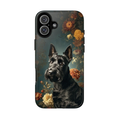 Botanical Scottish Terrier Phone Case