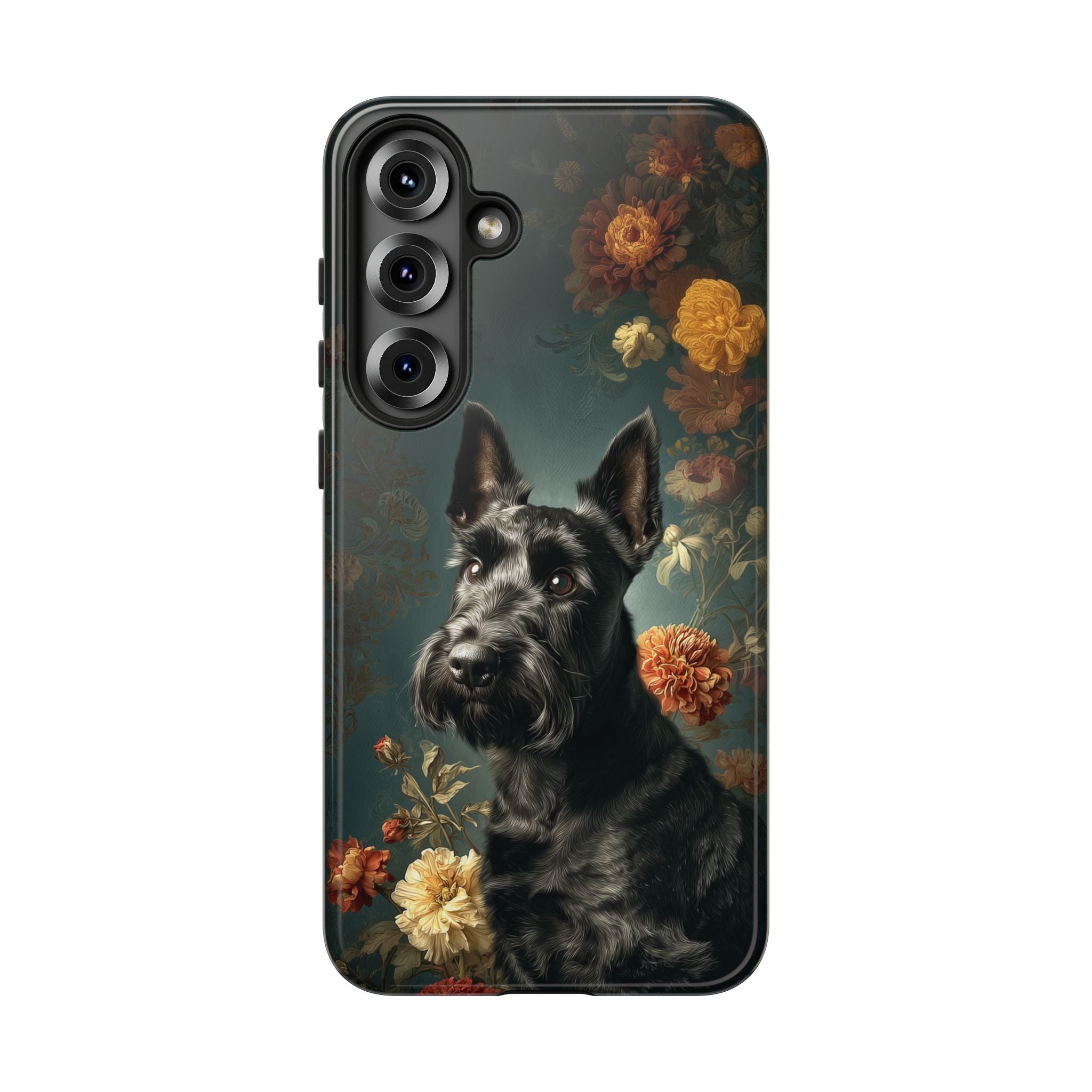 Botanical Scottish Terrier Phone Case