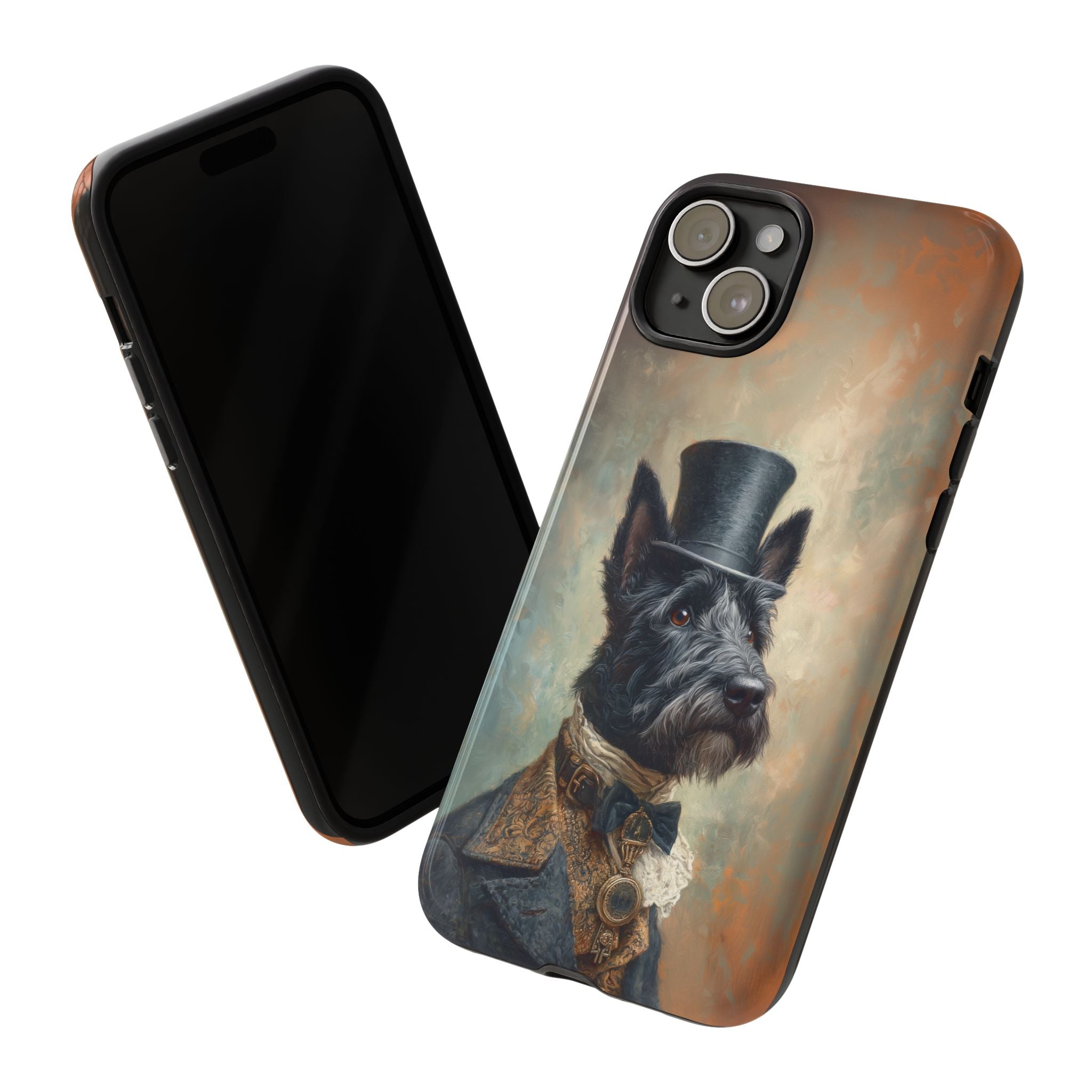 Steampunk Scottish Terrier Phone Case