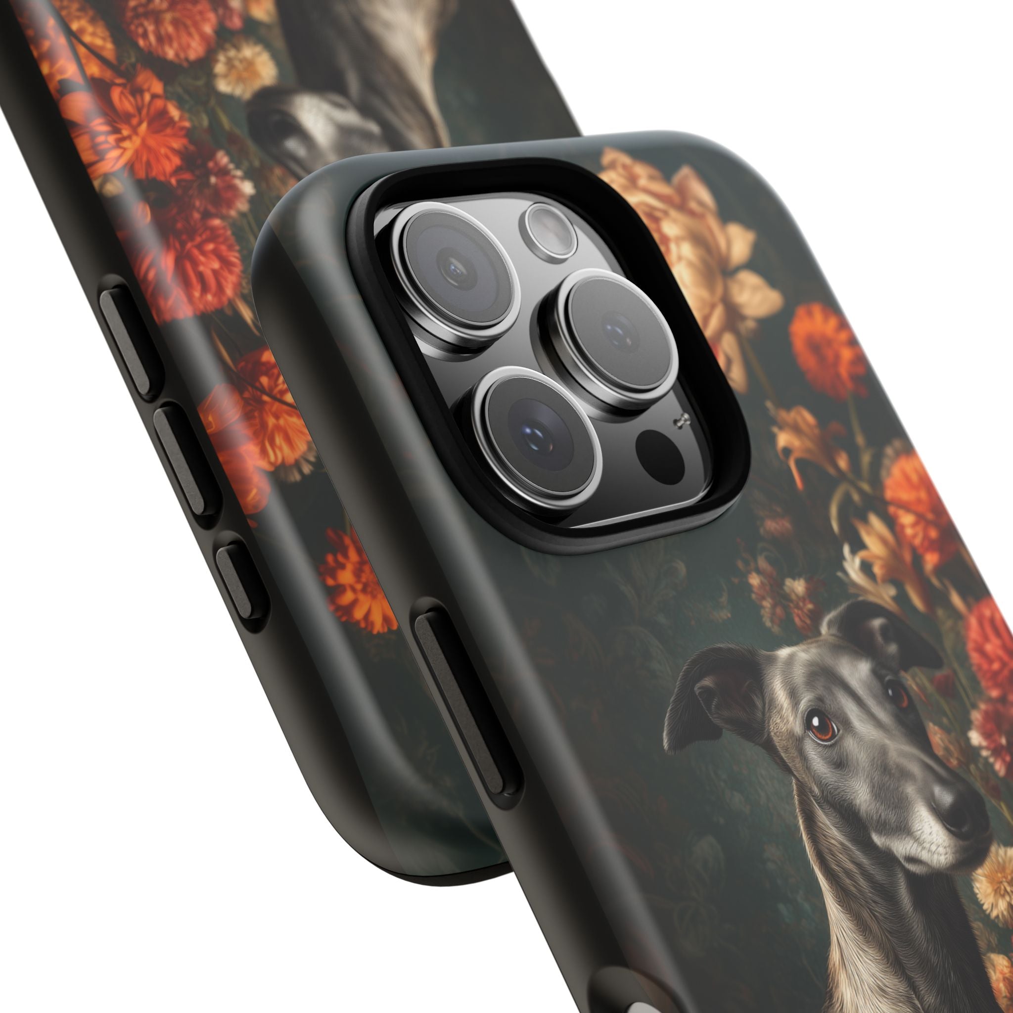 Botanical Greyhound Phone Case