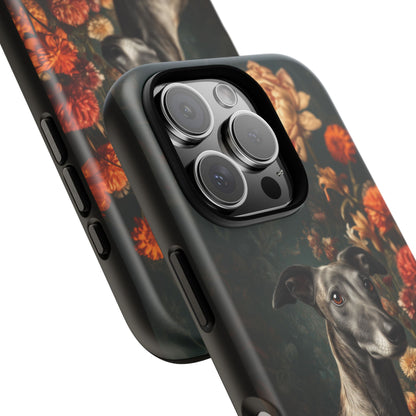 Botanical Greyhound Phone Case