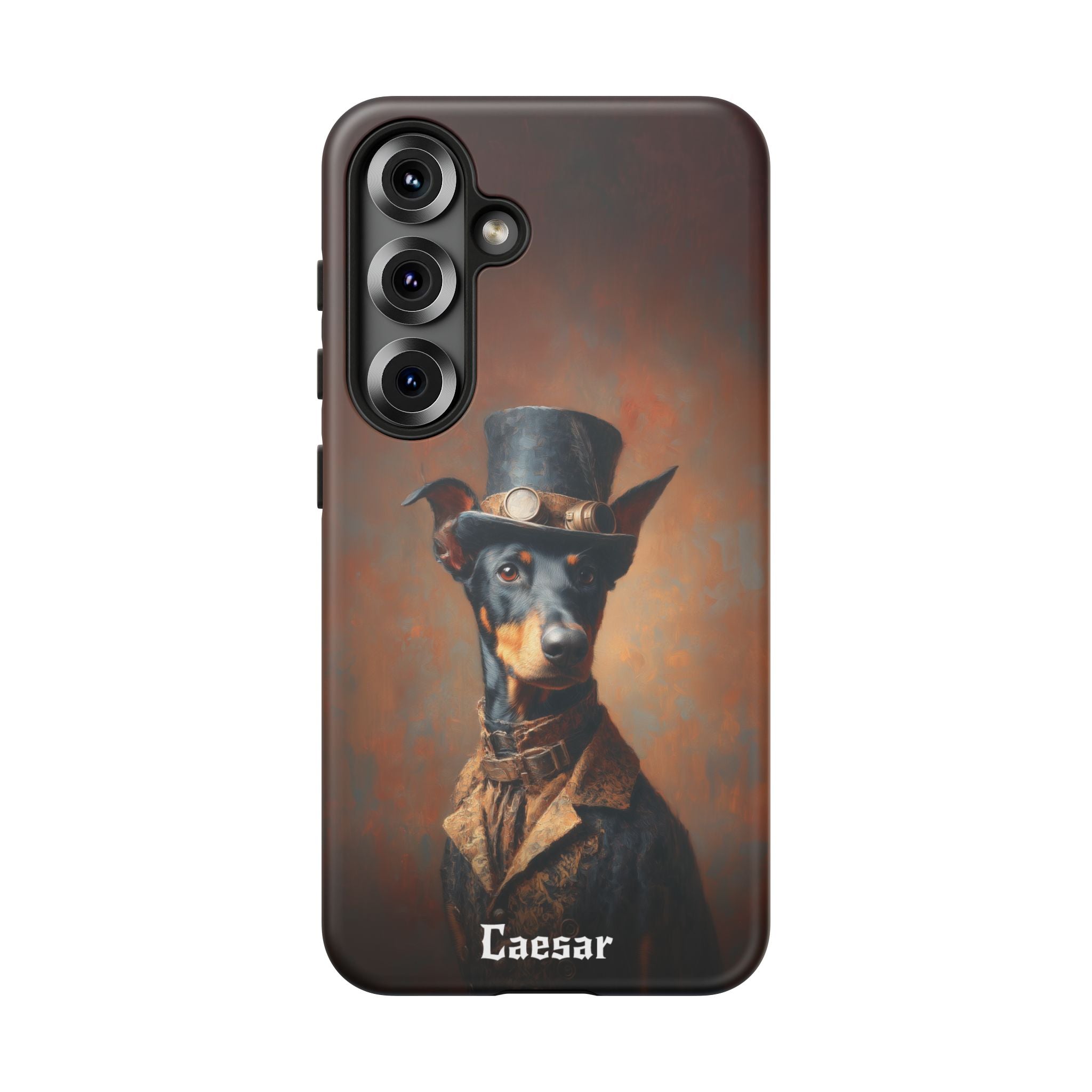Steampunk Doberman Pinscher Phone Case