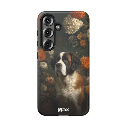Botanical Saint Bernard Phone Case