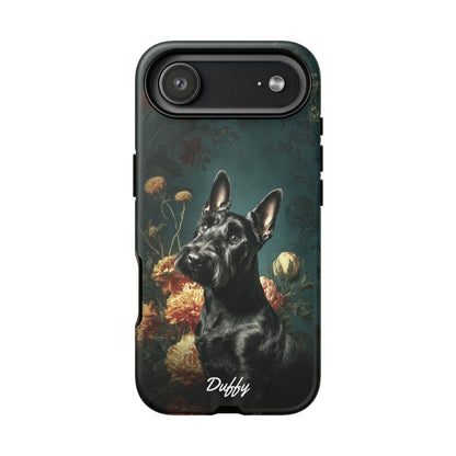 Botanical Scottish Terrier Phone Case