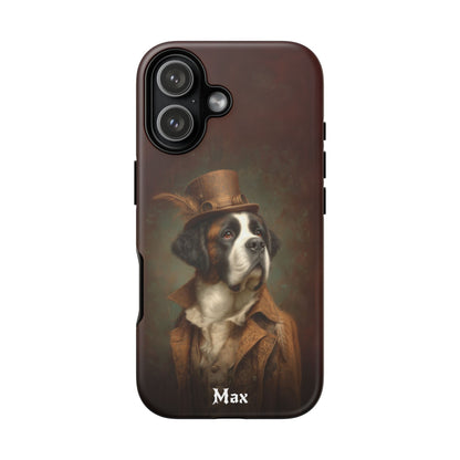 Steampunk Saint Bernard Phone Case