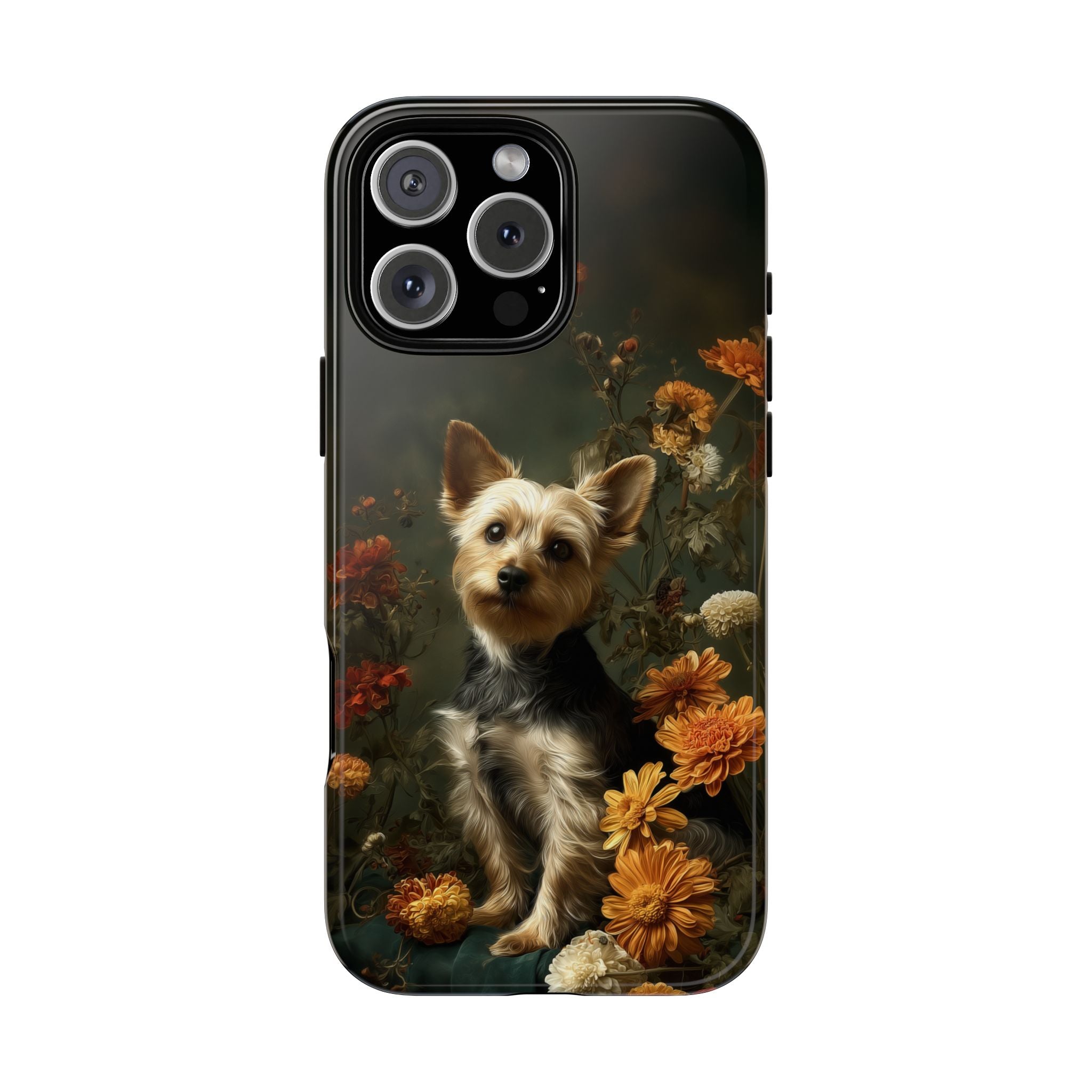 Botanical Yorkshire Terrier Phone Case