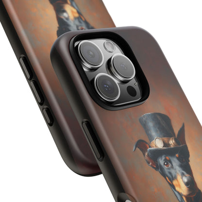 Steampunk Doberman Pinscher Phone Case