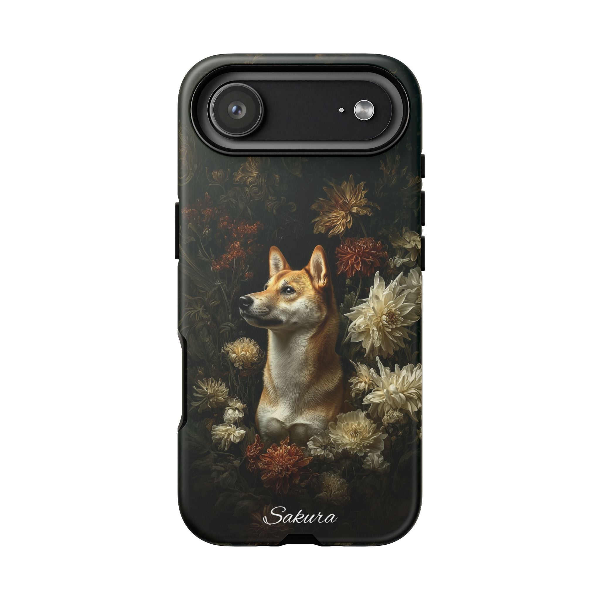 Botanical Shiba Inu Phone Case