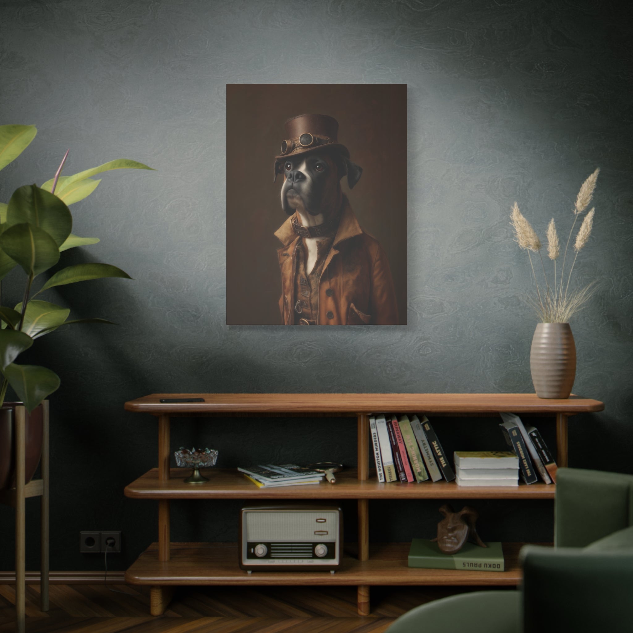 Steampunk Boxer Canvas Art
