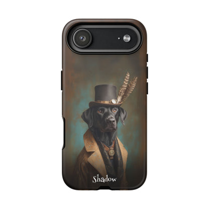 Steampunk Labrador Retriever (Black) Phone Case