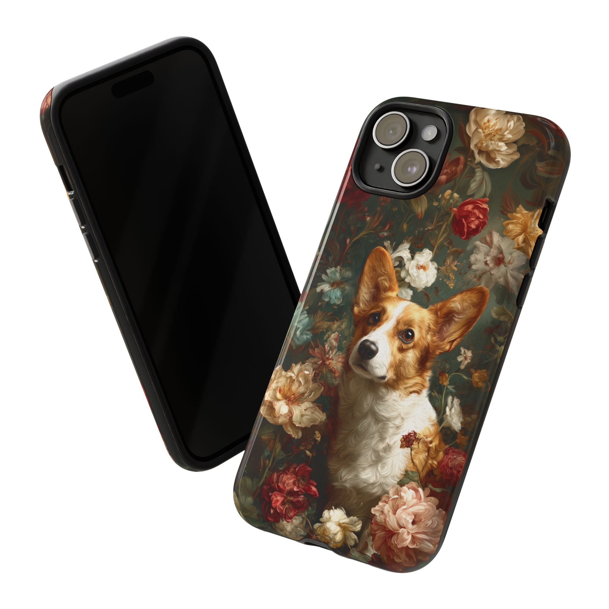 Botanical Corgi Phone Case