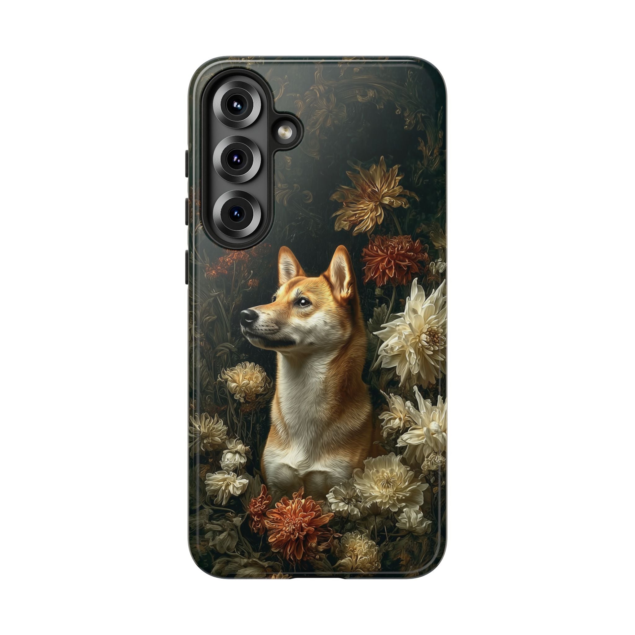 Botanical Shiba Inu Phone Case