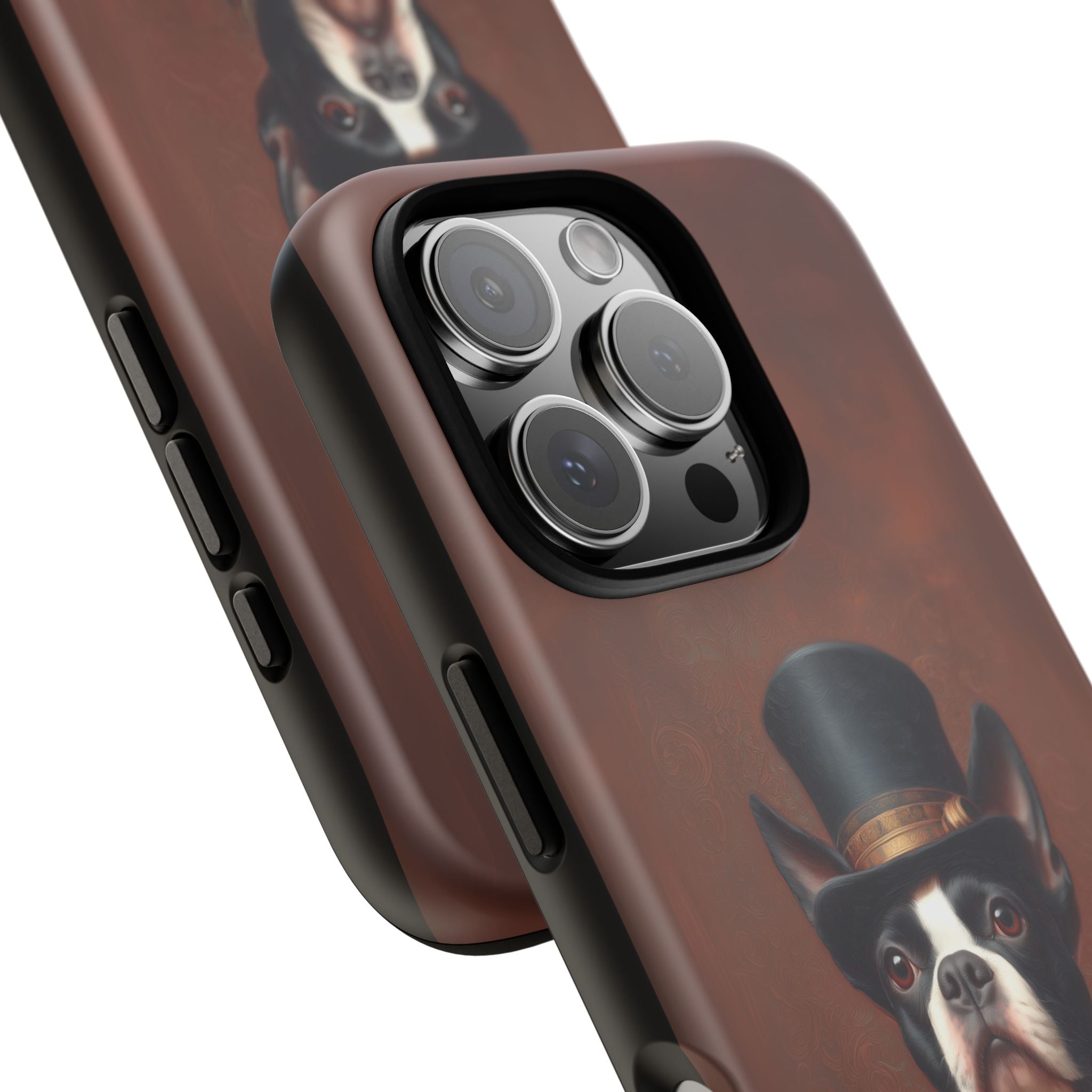 Steampunk Boston Terrier Phone Case