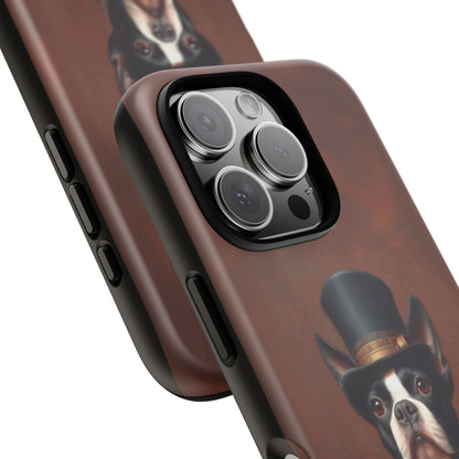 Steampunk Boston Terrier Phone Case