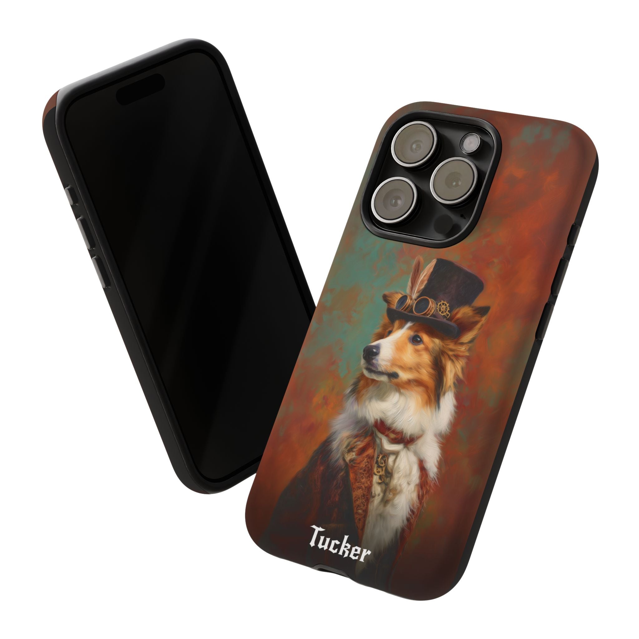 Steampunk Shetland Sheepdog Phone Case