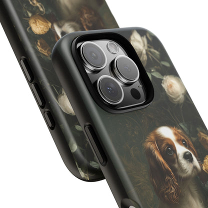 Botanical Cavalier King Charles Spaniel Phone Case