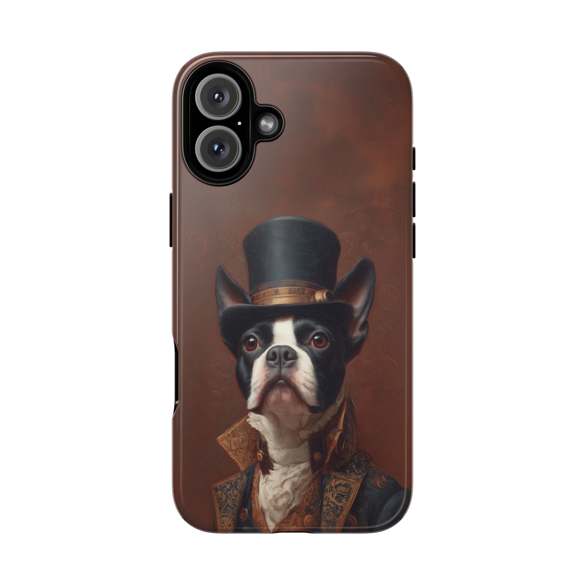 Steampunk Boston Terrier Phone Case