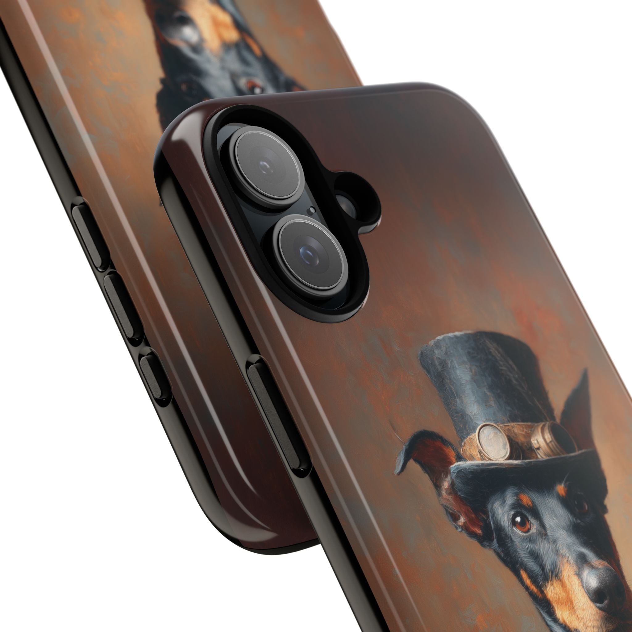 Steampunk Doberman Pinscher Phone Case