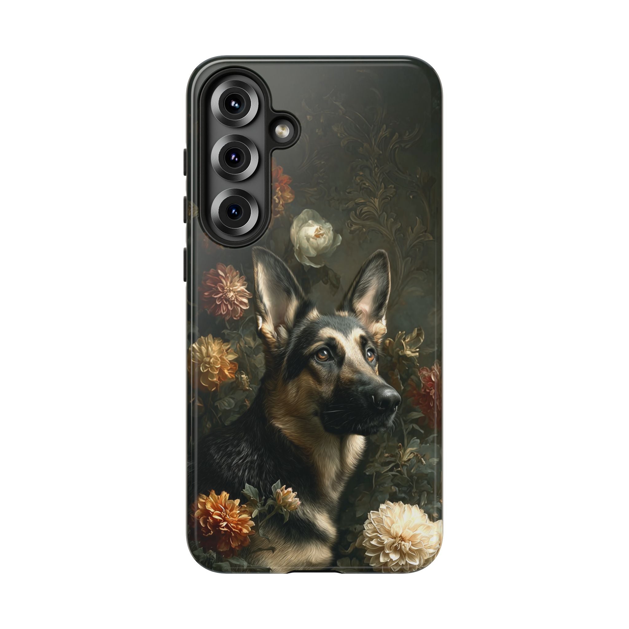 Botanical German Shepherd Phone Case
